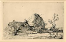 Cottage Farm, c1630-1660. Creator: Rembrandt Harmensz van Rijn