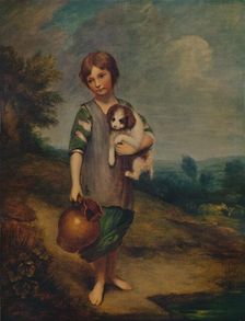 Cottage Girl with Dog and Pitcher 1785, (1935). Artist: Thomas Gainsborough