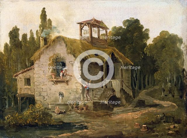 Cottage in the Forest, 1796. Creator: Hubert Robert.