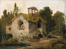 Cottage in the Forest, 1796. Creator: Hubert Robert