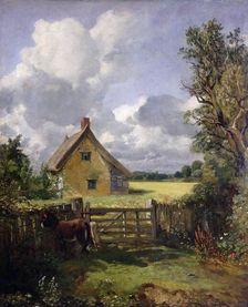 Cottage in a Cornfield 1833. Artist: John Constable