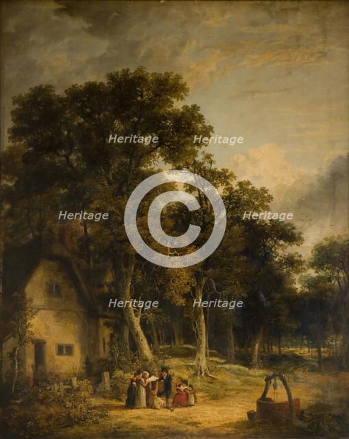 Cottage In A Wood, 1859. Creator: James Stark.