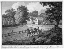 Cottage in Hyde Park, London, c1800. Artist: Anon