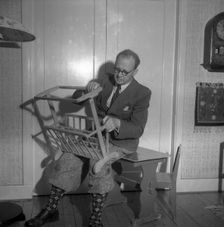 Cottage industry in Småland, Sweden, c1940s(?). Creator: Otto Ohm