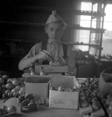 Cottage industry in Småland, Sweden, c1940s(?). Creator: Otto Ohm