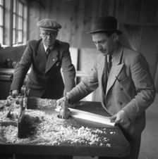 Cottage industry in Småland, Sweden, c1940s(?). Creator: Otto Ohm