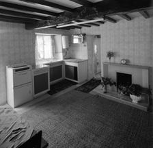 Cottage interior, Harlington, South Yorkshire, 1964. Creator: Michael Walters