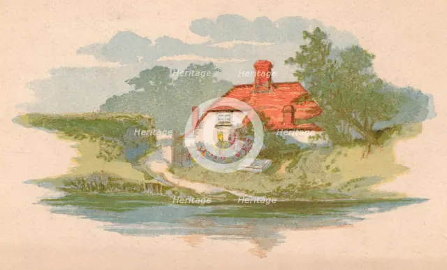 'Cottage, near Hastings', c19th century. Artist: Unknown.