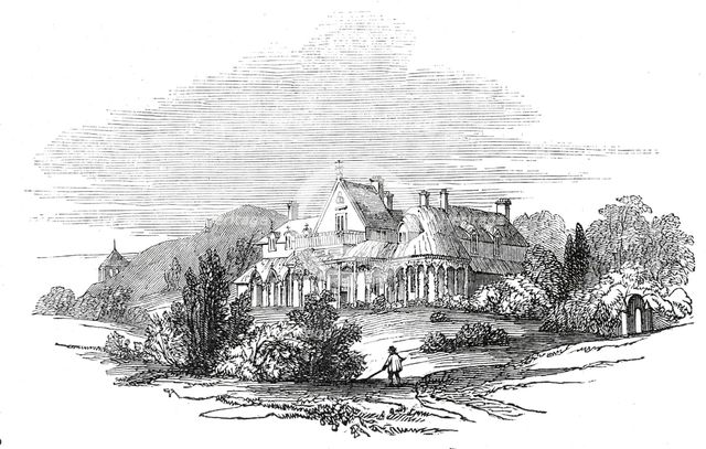 Cottage of the late Bishop of Bath and Wells, Banwell, 1845. Creator: Unknown.
