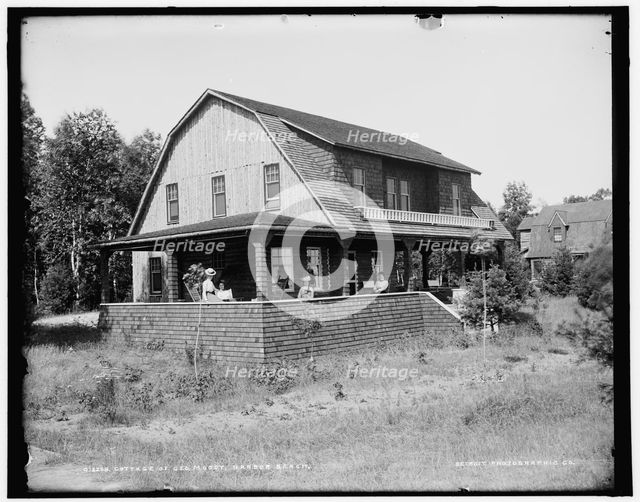 Cottage of Geo. Moody, Harbor Beach, between 1890 and 1901. Creator: Unknown.