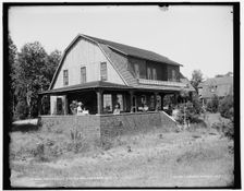 Cottage of Geo. Moody, Harbor Beach, between 1890 and 1901. Creator: Unknown