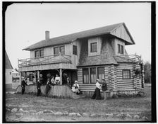 Cottage of J.C. Cabanne, Pointe aux Barques, between 1890 and 1901. Creator: Unknown