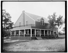 Cottage of L.S. Trowbridge, Pointe aux Barques, between 1890 and 1901. Creator: Unknown