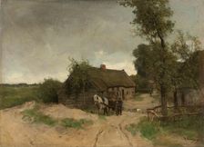 Cottage on the dirt road, 1870-1888. Creator: Anton Mauve