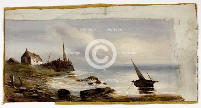 Cottage on the Shore, n.d. Creator: Unknown.