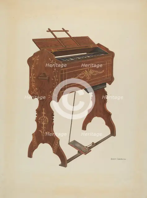 Cottage Organ, 1941. Creator: Joseph Cannella.