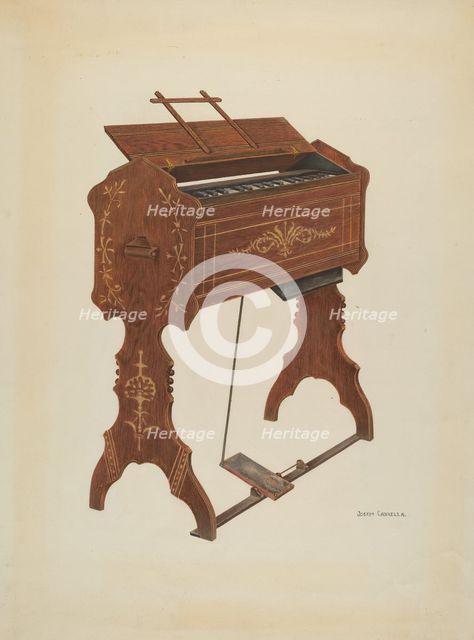 Cottage Organ, 1941. Creator: Joseph Cannella.