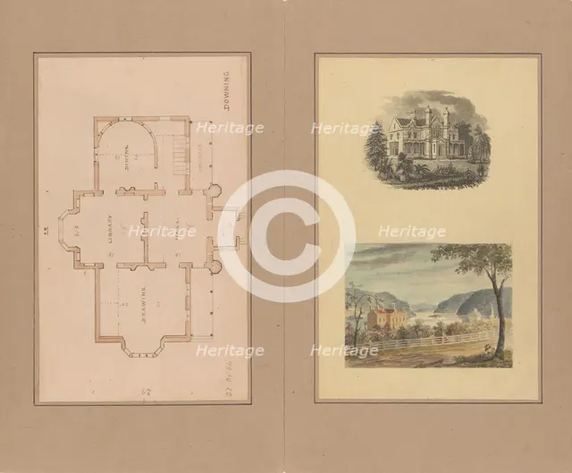 Cottage Residences; or a Series of Designs for Rural Cottages and Cottage-Villas..., 1842. Creator: Andrew Jackson Downing.