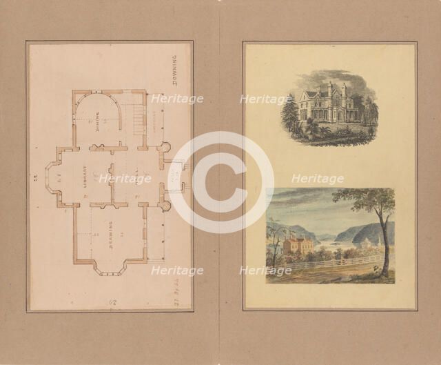 Cottage Residences; or a Series of Designs for Rural Cottages and Cottage-Villas..., 1842. Creator: Andrew Jackson Downing.