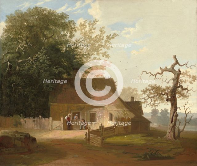 Cottage Scenery, 1845. Creator: George Caleb Bingham.