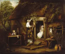 Cottagers, 1814. Creator: William Redmore Bigg