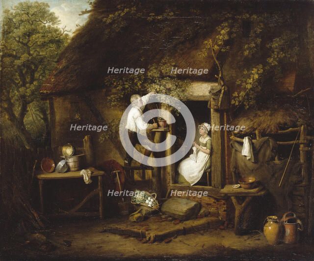 Cottagers, 1814. Creator: William Redmore Bigg.