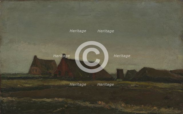 Cottages, 1883. Creator: Gogh, Vincent, van (1853-1890).