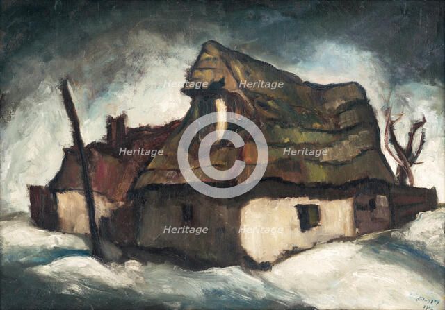 Cottages, 1931. Creator: Zolo Palugyay.