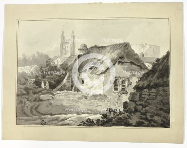 Cottages and Spires, n.d. Creator: Unknown.