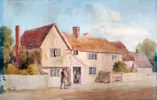 Cottages at Chadwell, Essex 19th century. Artist: James Duffield Harding