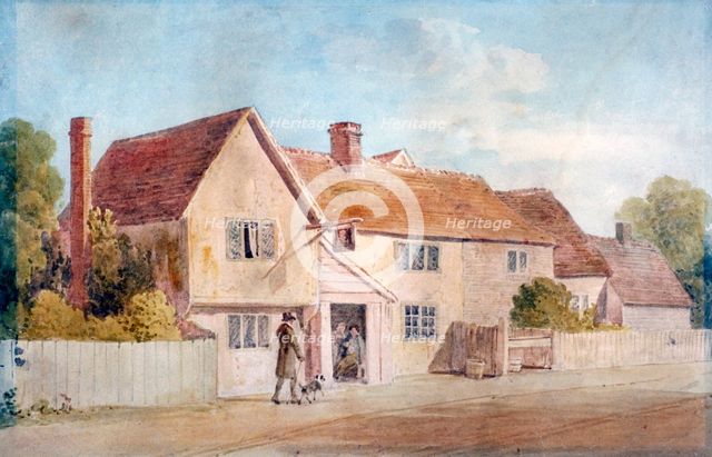 'Cottages at Chadwell, Essex', 19th century.      Artist: James Duffield Harding