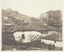 Cottages at Balaklava, 1855. Creator: Roger Fenton