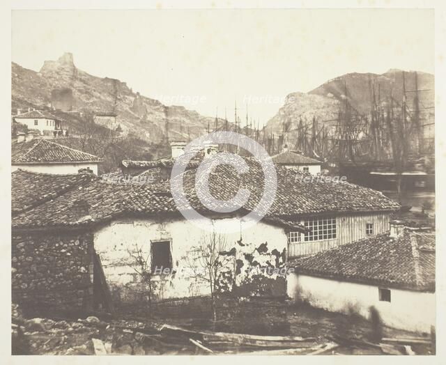 Cottages at Balaklava, 1855. Creator: Roger Fenton.