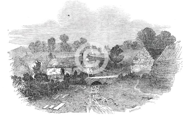 Cottages at Blair Athol, 1844. Creator: Ebenezer Landells.