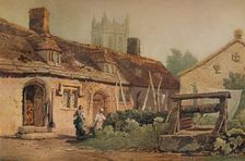 Cottages at Glastonbury c1819. Artist: Samuel Prout