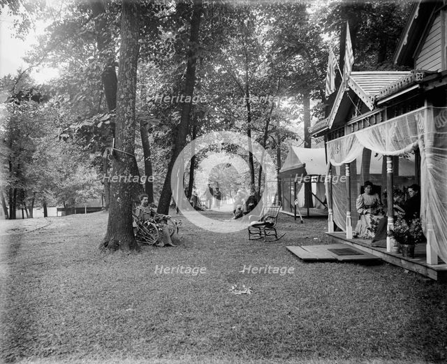 Cottages at Maplewood, between 1880 and 1899. Creator: Unknown.