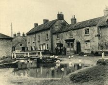 Cottages by the Village Pond 1943. Creator: Unknown