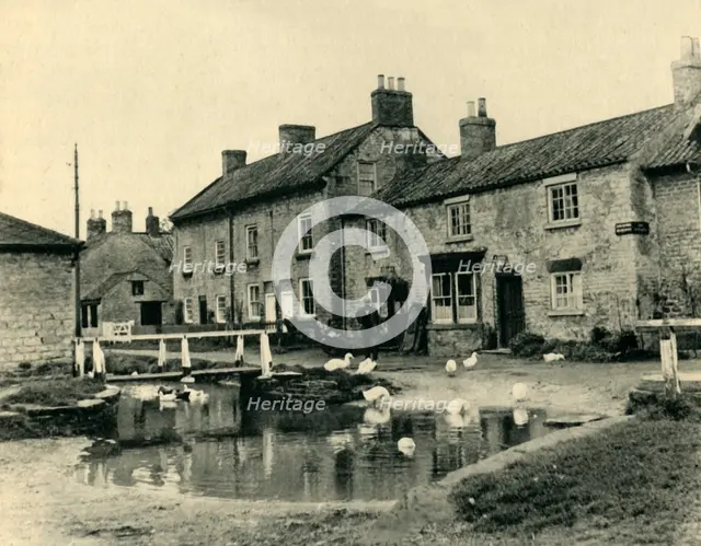 'Cottages by the Village Pond', 1943. Creator: Unknown.
