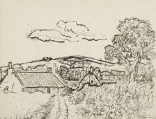 Cottages, Fife, 1925-1931. Creator: George Leslie Hunter