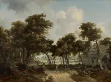 Cottages in a Forest. Creator: Meindert Hobbema