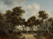 Cottages in a Forest. Creator: Meindert Hobbema