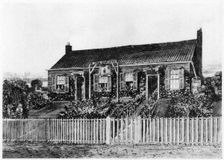 Cottages on the site of Eaton Square, London, c early 19th century (1907)
