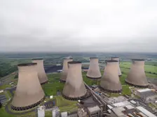 Cottam Power Station, Outgang Lane, Cottam, Treswell, Bassetlaw, Nottinghamshire, 2018. Creator: James O Davies