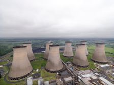 Cottam Power Station, Outgang Lane, Cottam, Treswell, Bassetlaw, Nottinghamshire, 2018. Creator: James O Davies