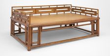 Couch-Bed, late Ming/early Qing dynasty, 17th century. Creator: Unknown