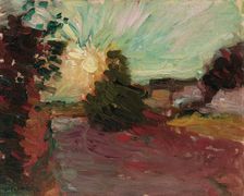 Coucher de soleil en Corse, 1898. Creator: Matisse, Henri (1869-1954)