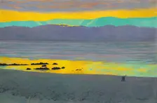 Coucher de soleil jaune et vert (Yellow and green sunset), 1911. Creator: Vallotton, Felix Edouard (1865-1925)