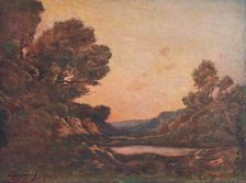 Coucher Du Soleil 1907. Artist: Henri-Joseph Harpignies