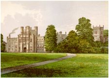 Coughton Court, Warwickshire, home of Baronet Throckmorton, c1880