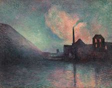 Couillet, The Night, 1896. Creator: Luce, Maximilien (1858-1941)